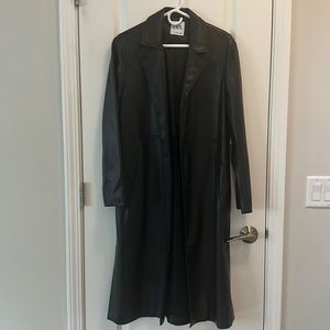 Zara Faux Leather Trench